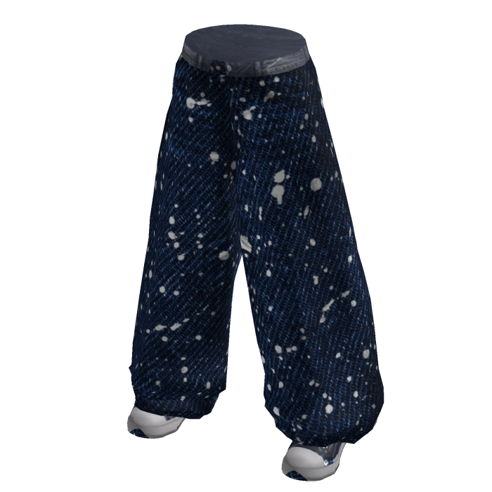 Paint Splatter Jeans