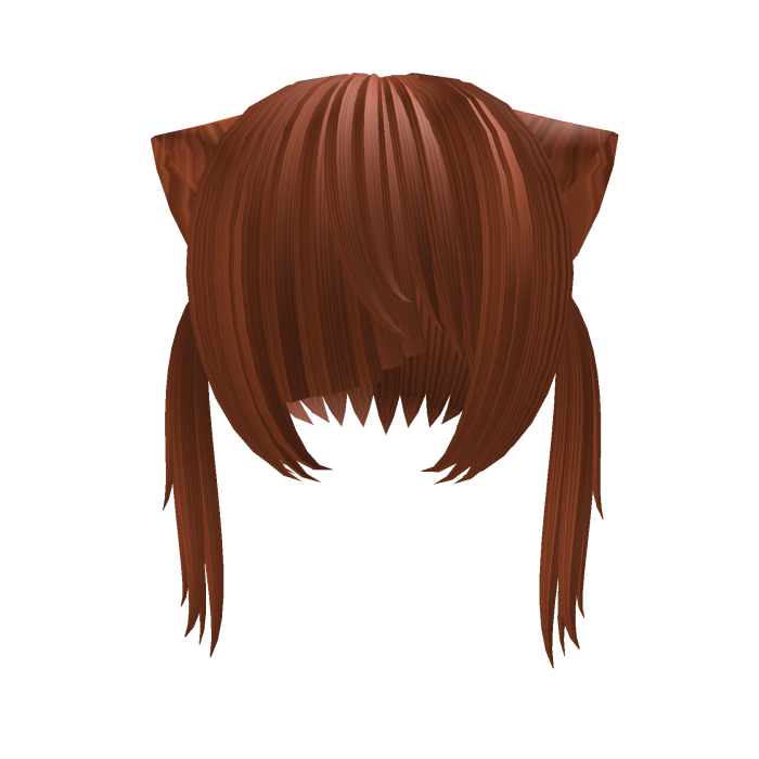 🖤꒱orange kitty razor bangs messy vampire pigtails