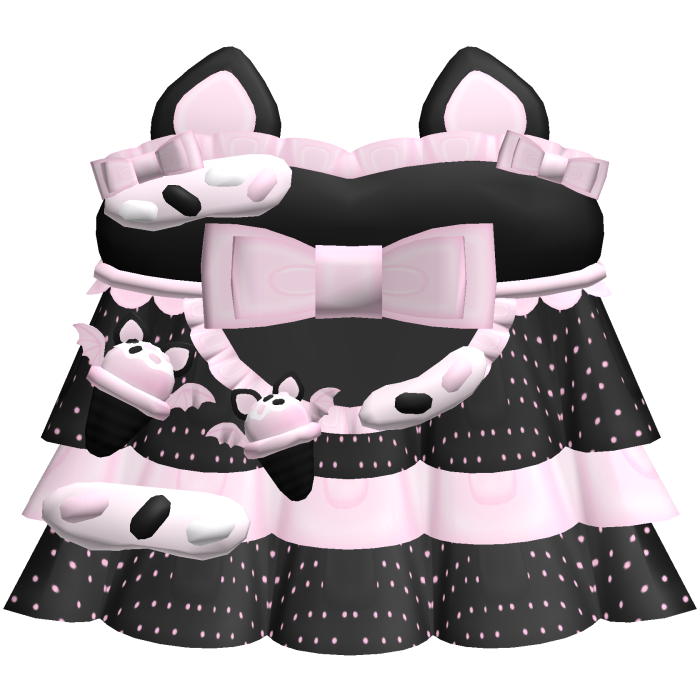  ʚ ︵ adorable bat ice cream dress !
