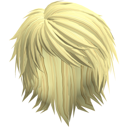 yellow emo hair