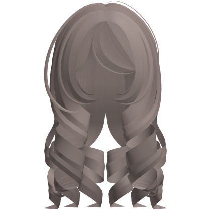 cute long curly princess doll hair in milktea brwn