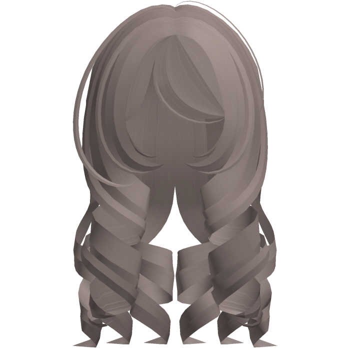 cute long curly princess doll hair in milktea brwn
