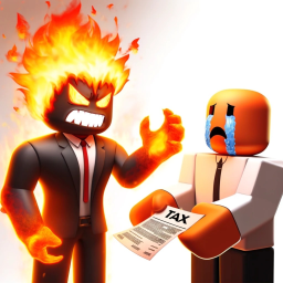 tax the poor to become rich tycoon icon