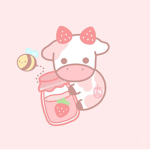 Strawberry cow fan group :D