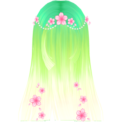 Glowy Sakura Princess Hime Cut (Melon Soda) Roblox item