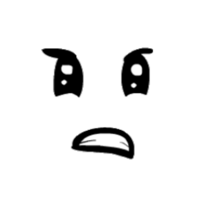 Angry Face Roblox decal