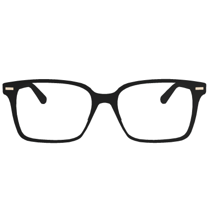Modern Glossy Black Eyeglass