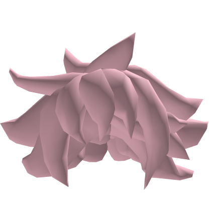 pastel fox pink messy hair
