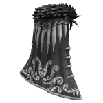 Black Silver Royal Cape