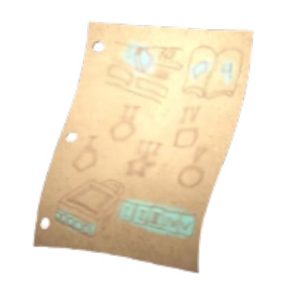 DOORS Paper Item Roblox decal