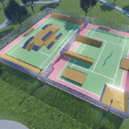 The Tennis Court Skatepark