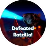 Defeated Ratzilla!