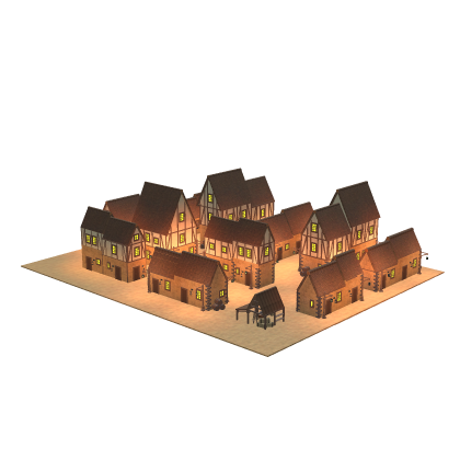 🏖 Medieval Town Castle Village Fantasy RPG Hous