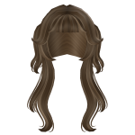 (Code: fairyhair) Brown Highlights Pigtails
