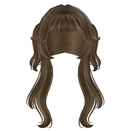(Code: fairyhair) Brown Highlights Pigtails thumbnail