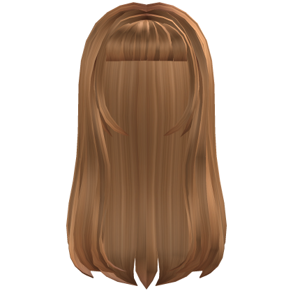Long Straight Hair W/ Bangs Hime Cute - Blonde Roblox item