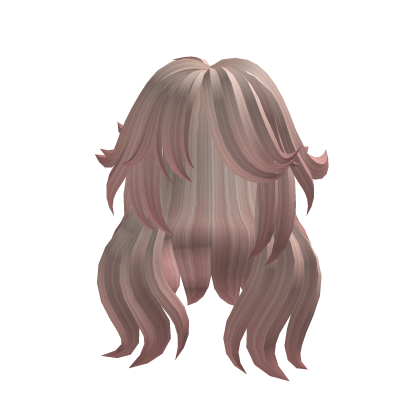 Rosy Beige Fluffy Waves Hair Roblox item