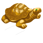 The gold turtle