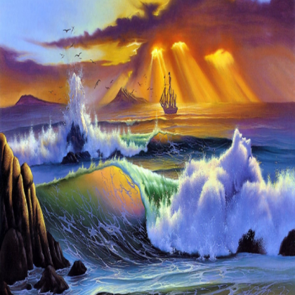 Ocean Painting Roblox decal