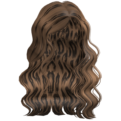 Crimped Beachy Seasalt Waves Bronze Cheetah