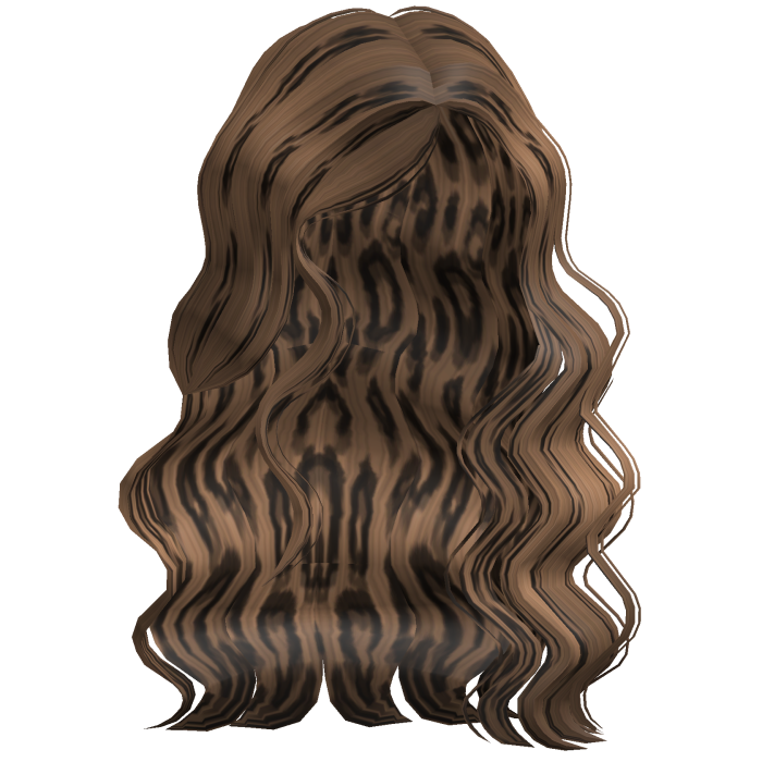 Crimped Beachy Seasalt Waves Bronze Cheetah