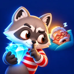 [🎃] Raccoon Heist 🦝 Rob a House, Don't Wake Them icon