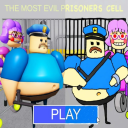 POLICE VS PAINTED BOSSES PRISON RUN! (Obby)