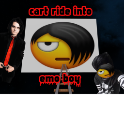 Cart Ride Into Emo Boy!