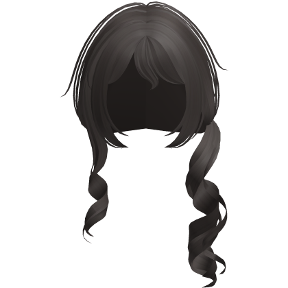dark ash spiral cutesy shoujo low side ponytail