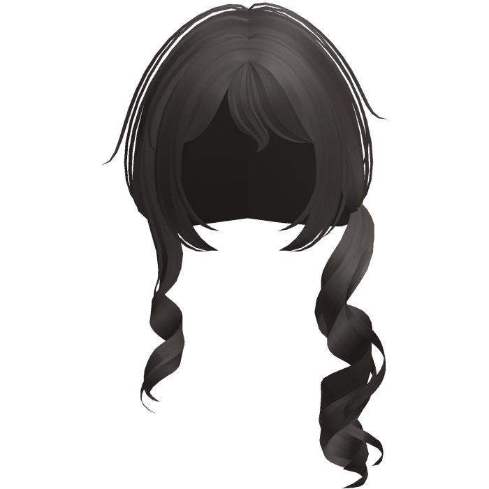 dark ash spiral cutesy shoujo low side ponytail