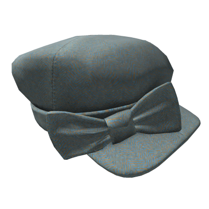 Light Blue Wool Herringbone Newsboy Cap Roblox item