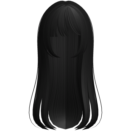 𐔌♡ : black lush wispy popstar hair Roblox item