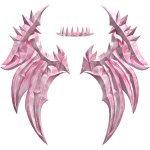 Pink Demon Wings