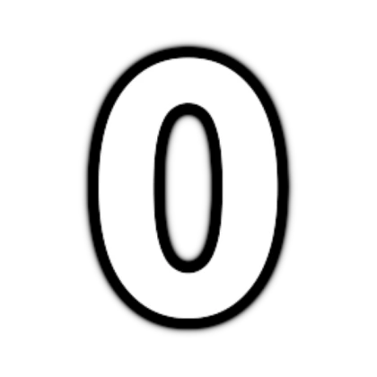 Number 0 [ font: SourceSansBold ]