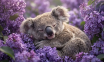Purple Koala Lovers