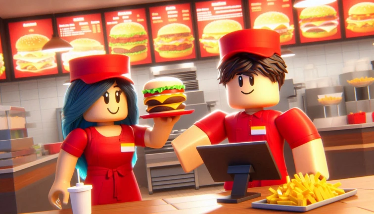 2 Player Fast Food Tycoon 🍟