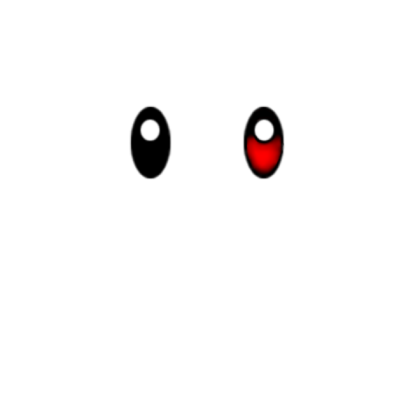 half red eyes Roblox decal