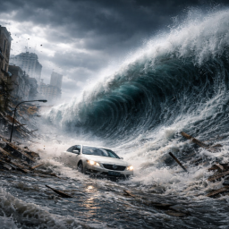 [🍪🥛]Escape Tsunami For Cars