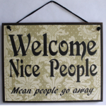 Only nice people true friends like orang
