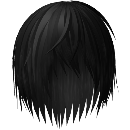 black emo hair 30. Roblox item