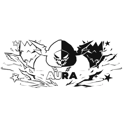 Cartoony Black&White Hood Aura Dragon Wings Combo