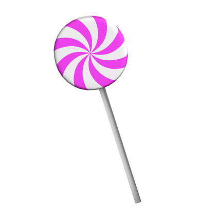 pink christmas candy lollipop