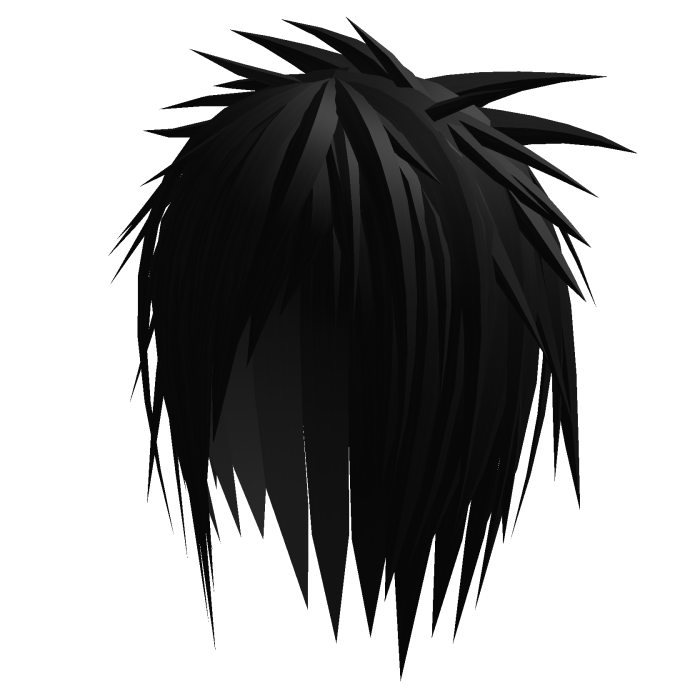 (ﾒ﹏ﾒ) razor-cut scenemo messy spiked fringe black