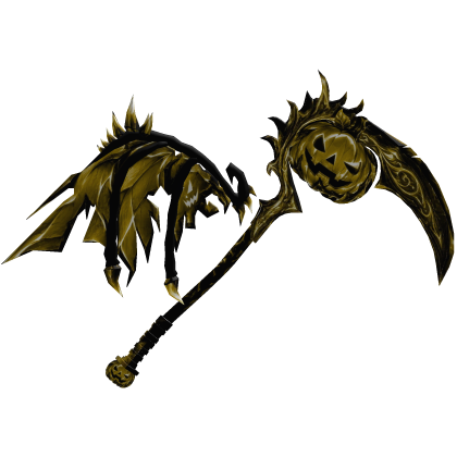 Pumpkin Scythe with Wings 🎃 [Yellow]