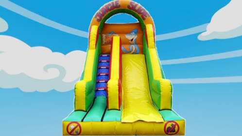 🌈 Inflatable Obstacle Course Obby Parkour!
