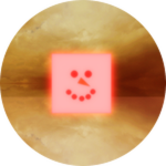 Glowing Hot Snowman Cube