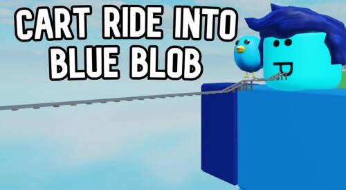 Cart Ride into Blue blob