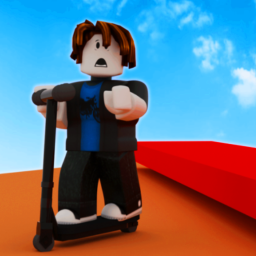 Obby But Your On A Scooter