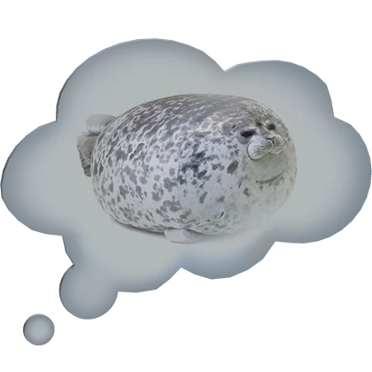 Seal Plushie Thought Bubble | Roblox Item - Rolimon's