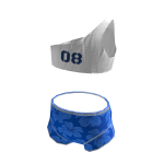 sport top white blue